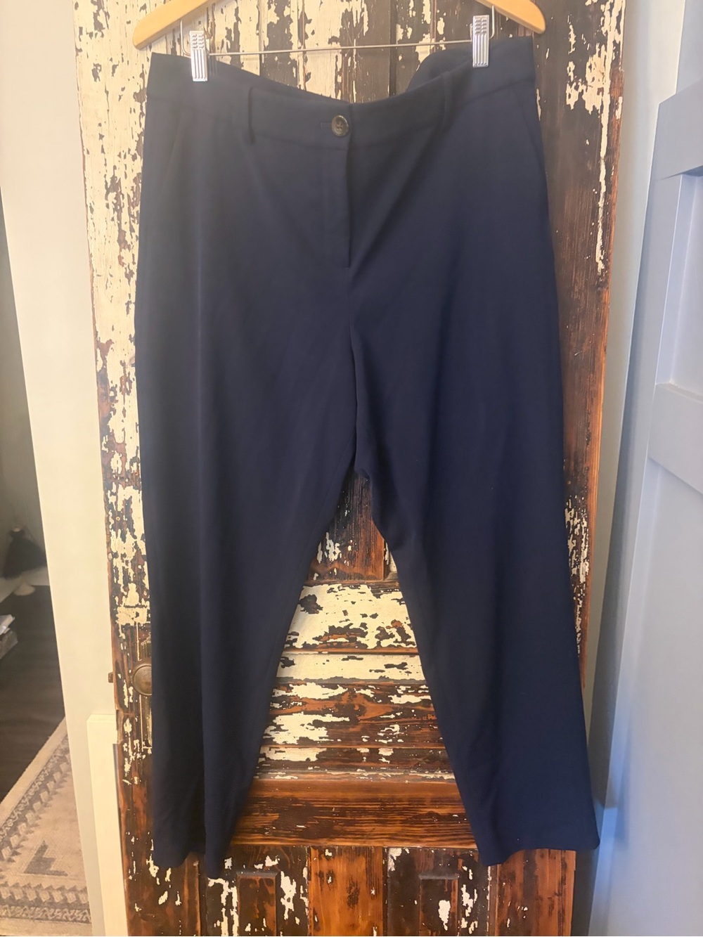 J. Crew women’s classic navy pants. Size 16. Office.